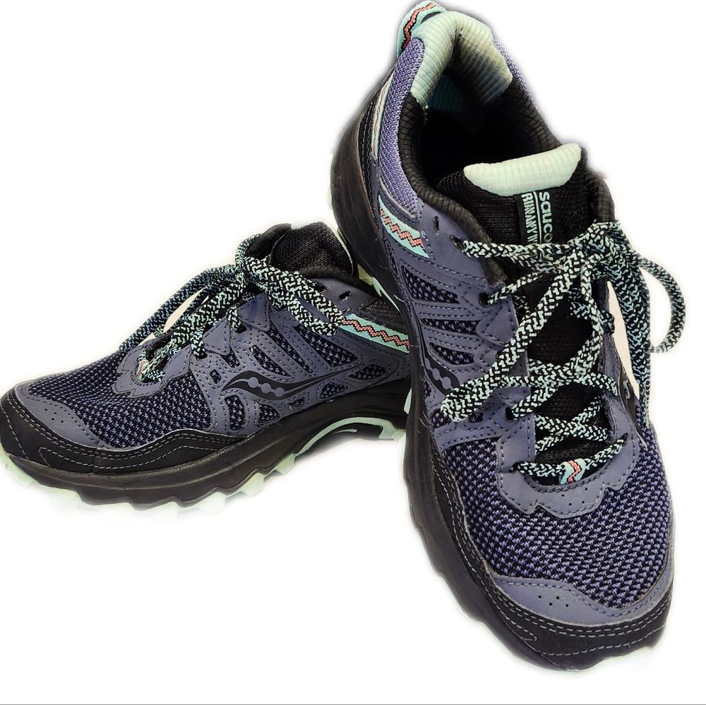 Saucony Excursion TR T12 S10451-3 RUNANYWHERE grey/aqua 8.5 (women)